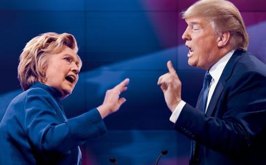 Cuộc đua giữa D.Trump và H.Clinton nóng nhất Facebook 2016