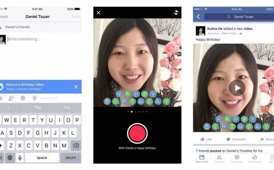 Facebook thêm tính năng tạo video chúc mừng sinh nhật cho mạng xã hội