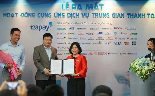 123Pay được phép cung ứng dịch vụ trung gian thanh toán