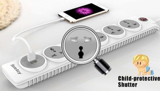 Huntkey ra mắt ổ cắm điện kiêm sạc USB tại Việt Nam