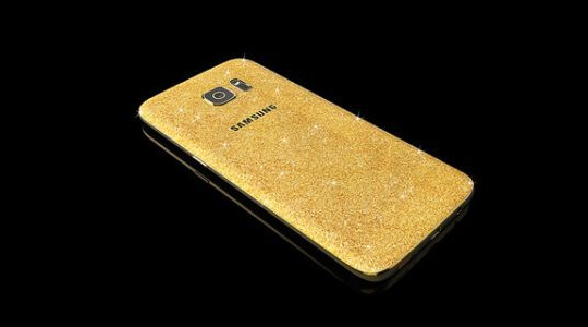 Ngắm Galaxy S7 Edge mạ vàng 24K đẹp long lanh