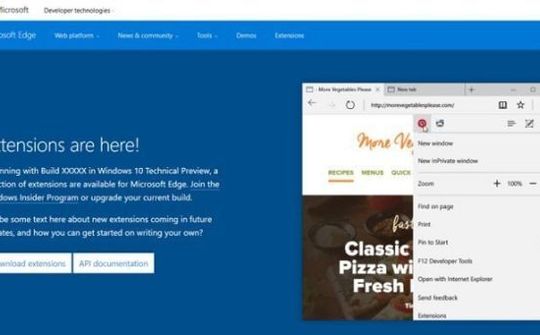 Microsoft tuyên bố sẽ sớm hỗ trợ extension trên Edge