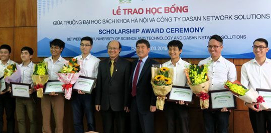 DASAN Network Solutions trao học bổng cho sinh viên ĐH Bách Khoa
