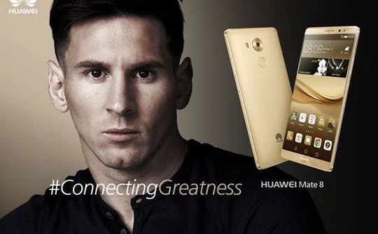 Lionel Messi là Đại sứ thương hiệu của Huawei toàn cầu