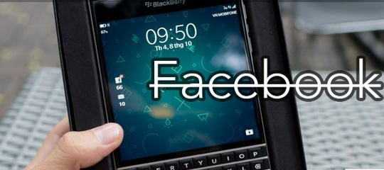 App Facebook bị "hô biến" thành icon trên BlackBerry