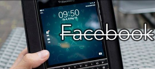 App Facebook bị "hô biến" thành icon trên BlackBerry