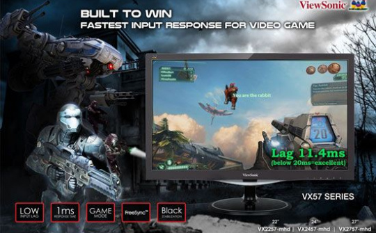 ViewSonic ra mắt màn hình cho game thủ
