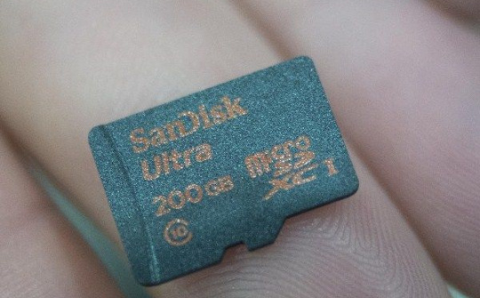 SanDisk hạ giá thẻ nhớ dung lượng lớn