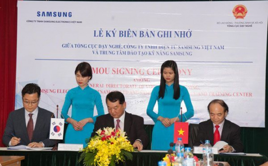 Samsung hỗ trợ đào tạo thí sinh Việt Nam cho kỳ thi Tay nghề Thế giới