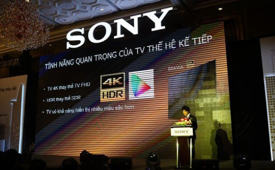 Sony mang TV BRAVIA 4K HDR đến Việt Nam
