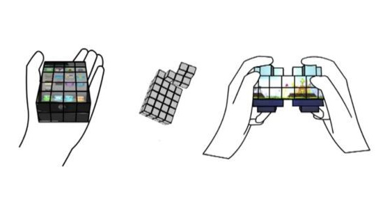 Màn hình cảm ứng dạng rubic được giới thiệu