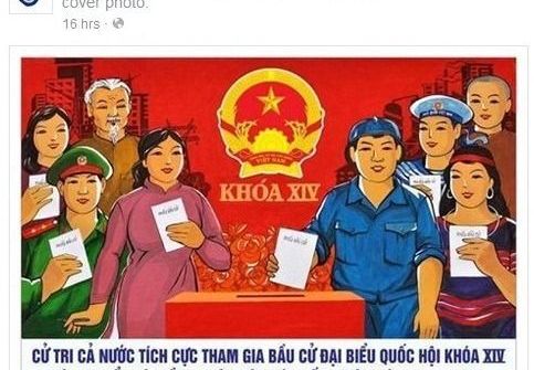 Cư dân mạng hân hoan ngày bầu cử