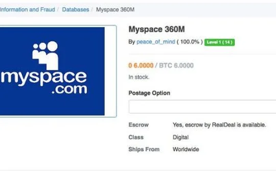 MySpace "điên đầu" vì vụ rò rỉ 427 triệu mật khẩu