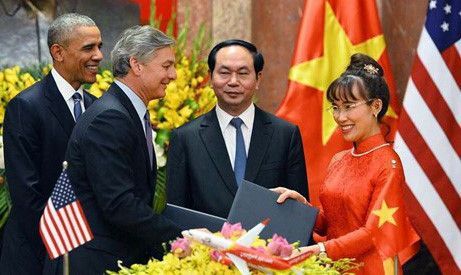 Những dấu ấn Vietjet trong chuyến thăm Việt Nam của Tổng thống Mỹ Barack Obama