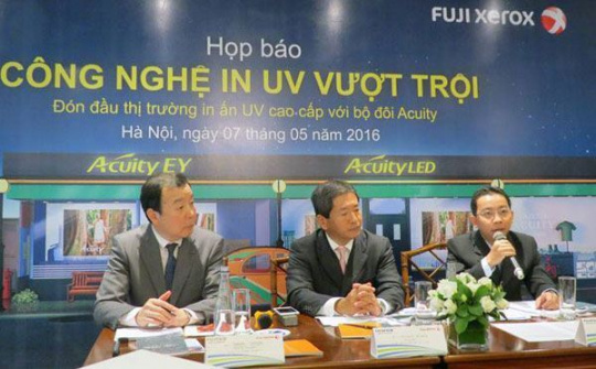 Fuji Xerox đưa bộ đôi Acuity sử dụng công nghệ in UV tiên tiến vào Việt Nam