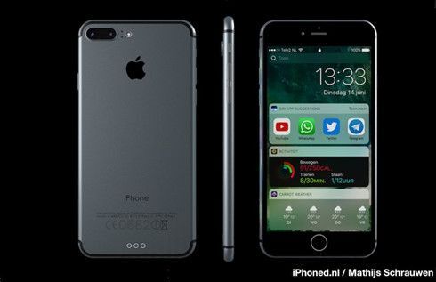 Concept iPhone 7 chạy iOS 10 và camera kép