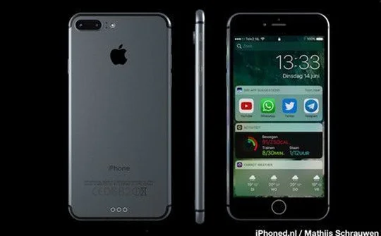 Concept iPhone 7 chạy iOS 10 và camera kép