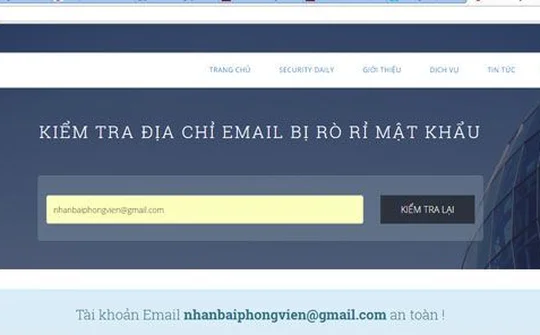 Kiểm tra độ an toàn của mật khẩu Google, Facebook
