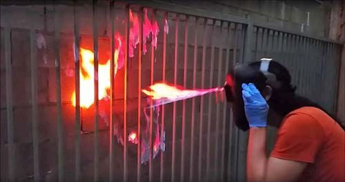 Phóng lửa từ... mắt như “Dị nhân” với Mặt nạ Cyclops