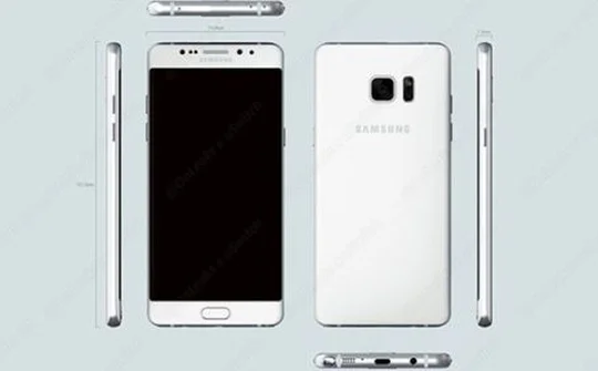 Galaxy Note 6 Edge lộ ảnh dựng, được đồn đoán ra mắt 2/8 tới