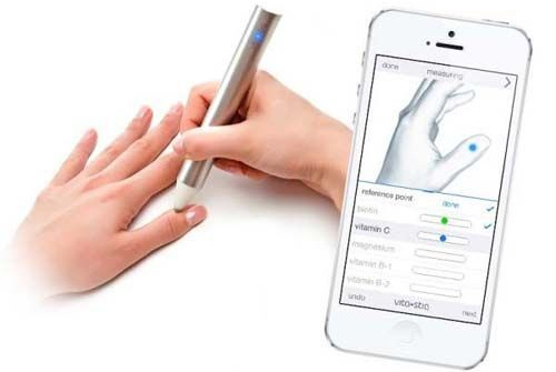 Vitastiq 2 - Bút thông minh đọc được lượng vitamin và khoáng chất trong cơ thể