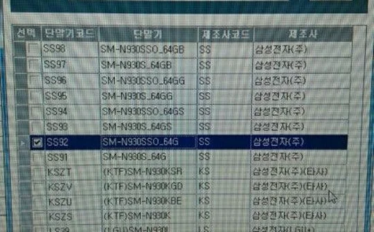 Xuất hiện phiên bản Note 7 64GB tại Hàn Quốc