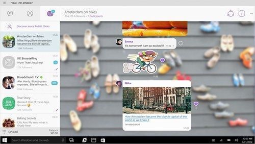 Viber cho Windows 10 có mặt trên Windows Store