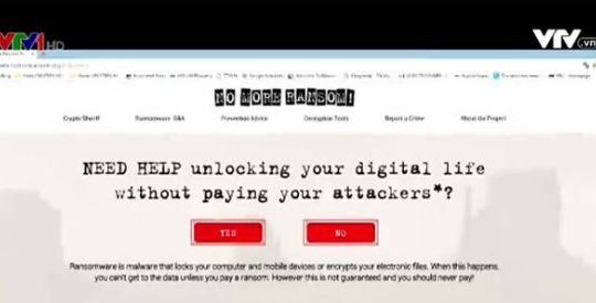 Chống phần mềm tống tiền với "No More Ransom"