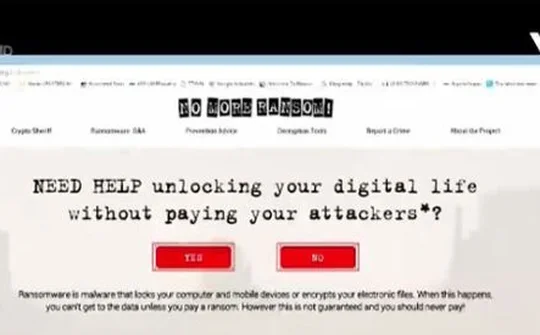 Chống phần mềm tống tiền với "No More Ransom"