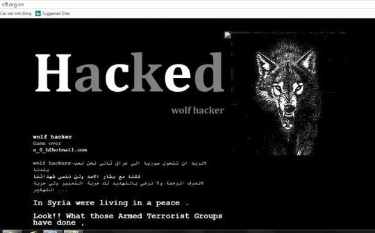 Đến lượt Liên đoàn Bóng đá Việt Nam bị hacker tấn công