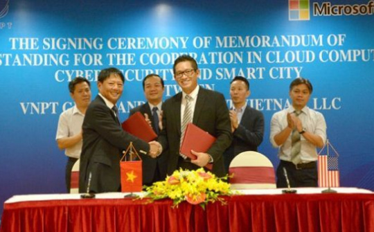 VNPT và Microsoft hợp tác chiến lược đẩy mạnh phát triển CNTT