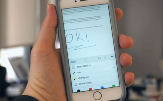 Microsoft Office cho iPhone "nhận" chữ viết tay