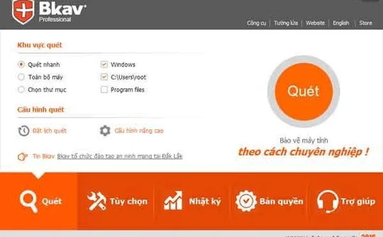 Phần mềm diệt virus Bkav 2016 ra mắt, trang bị công nghệ chống lộ lọt thông tin toàn diện