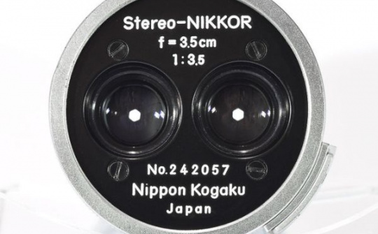 Ống kính 3D hiếm nhất thế giới Nikkor Stereo 35mm F/3.5 được đấu giá