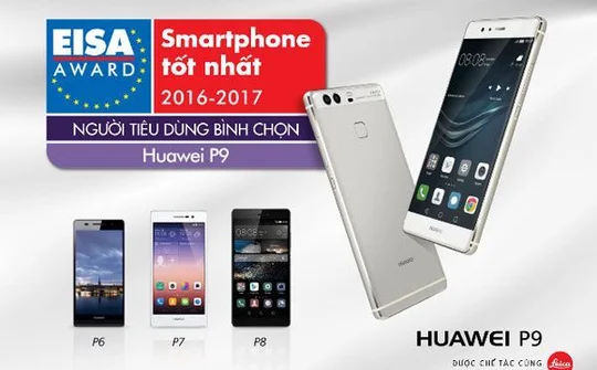 Huawei lại giành giải thưởng mới tại Châu Âu nhờ P9