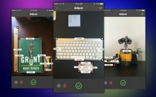 Ứng dụng VisualRuler - dùng camera iPhone để đo kích thước