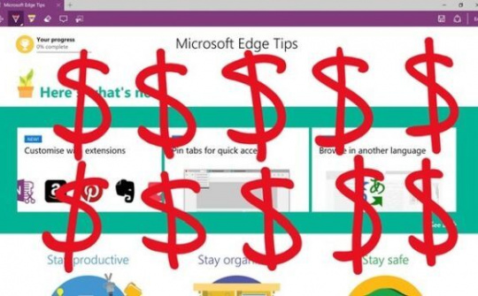 Microsoft mang tiền ra "dụ" người dùng xài Edge và Bing