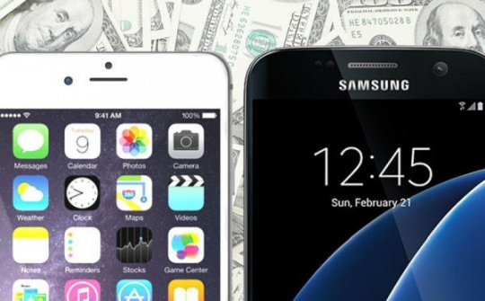Thị trường smartphone: Lợi nhuận đều chảy vào túi Apple, Samsung