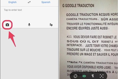 Dịch văn bản siêu nhanh với camera trên smartphone