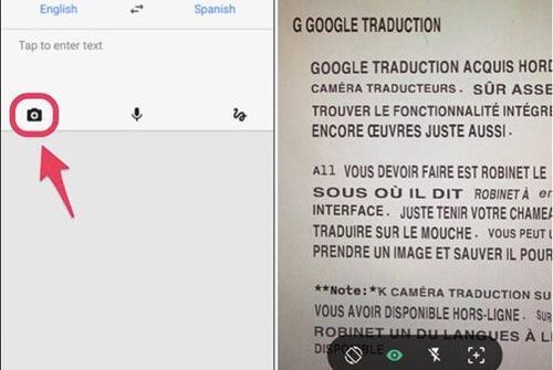 Dịch văn bản siêu nhanh với camera trên smartphone