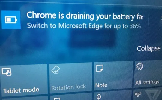 Microsoft lại công khai "dìm hàng" Google Chrome