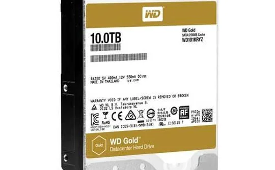 Western Digital ra mắt ổ cứng WD Gold 10TB chuyên dụng cho trung tâm dữ liệu