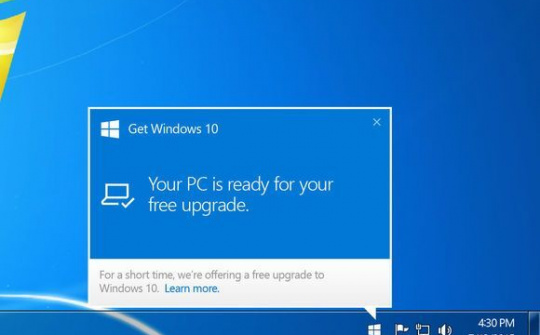 Microsoft gỡ "Get Windows 10" khỏi Windows 7/8.1