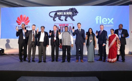 Huawei hợp tác với Flex India sản xuất smartphone tại Ấn Độ