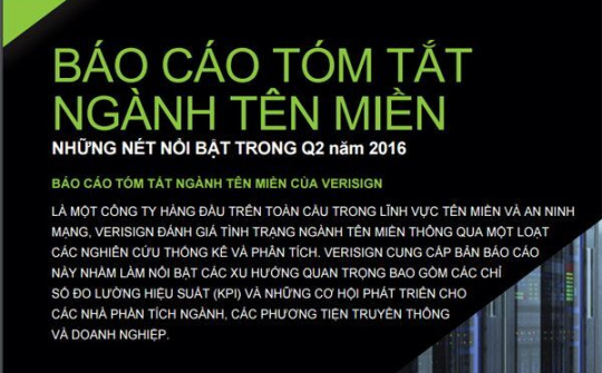 Quý II/2016, Internet phát triển lên đến 334,6 triệu tên miền