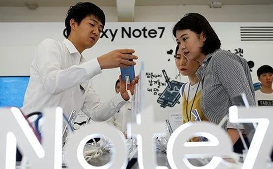 Pin trên Galaxy Note 7 vẫn có vấn đề