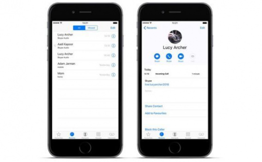 Microsoft cập nhật Skype tối ưu hóa cho iOS 10