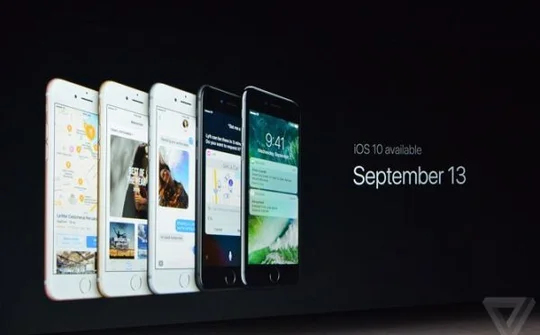 iOS 10 sẽ phát hành chính thức vào ngày 13/9