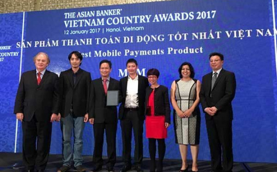 Momo đạt giải thưởng “Sản phẩm Thanh toán Di động tốt nhất Việt Nam 2017”