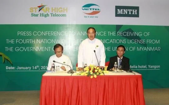 Nhận giấy phép tại Myanmar, Viettel chính thức đầu tư vào thị trường thứ 10